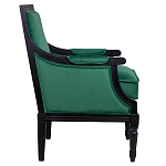 Кресло Harry Armchair black and green velour варинант исполнения - 2 | Loft Concept в Екатеринбурге