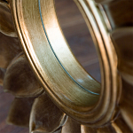 Зеркало-солнце с золотыми с лучами Rays of Peace варинант исполнения - 2 | Loft Concept в Екатеринбурге