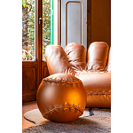 Дизайнерское кожаное кресло в форме руки Poltronova Joe Gold  Armchair варинант исполнения - 5 | Loft Concept в Екатеринбурге