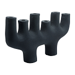 Подсвечник алюминиевый черный Ember варинант исполнения - 2 | Loft Concept в Екатеринбурге