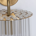 Бра с круглым основанием и длинными прозрачныи стеклянными трубками Nembus варинант исполнения - 4 | Loft Concept в Екатеринбурге