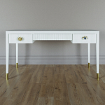 Письменный стол Elsa Dreams White Шпон дерево с двумя ящиками варинант исполнения - 1 | Loft Concept в Екатеринбурге