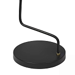 Торшер на изогнутом основании в сочетании черного и золотистого цвета Stable Base варинант исполнения - 4 | Loft Concept в Екатеринбурге