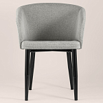 Мягкое кресло на металлических ножках Shaggy Grey варинант исполнения - 3 | Loft Concept в Екатеринбурге