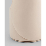 Пуф Loreen со спинкой вращающийся велюр молочный варинант исполнения - 3 | Loft Concept в Екатеринбурге