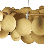 Люстра круглая из многослойных золотых дисков Metal Disc Chandelier варинант исполнения - 3 | Loft Concept в Екатеринбурге