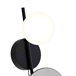 Бра с матовым плафоном в форме шара и зеркальной плоской панелью Lunar Echo  варинант исполнения - 1 | Loft Concept в Екатеринбурге