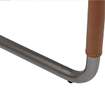 Стул мягкий с обивкой из рогожки и экокожи Contrasting Performance варинант исполнения - 5 | Loft Concept в Екатеринбурге