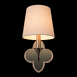 Бра с белым текстильным абажуром и фигурным основанием с зеркальной вставкой Vitorino варинант исполнения - 25 | Loft Concept в Екатеринбурге