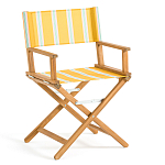 Кресло режиссерское из акации и ткани Geneva варинант исполнения - 6 | Loft Concept в Екатеринбурге