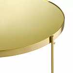 Кофейный столик овальный золотой Modern Mirror Gold Table варинант исполнения - 3 | Loft Concept в Екатеринбурге