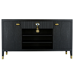 Комод-буфет Elsa Dreams Black с открытыми полками   варинант исполнения - 8 | Loft Concept в Екатеринбурге