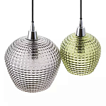 Подвесной светильник каскадный с 2-мя рельефными плафонами Cascade with Relief Lampshades варинант исполнения - 4 | Loft Concept в Екатеринбурге