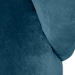 Барный стул вращающийся со спинкой Синий Велюр Vendramin Chair варинант исполнения - 3 | Loft Concept в Екатеринбурге