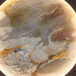 Бра в форме диска черного цвета Borders of Black варинант исполнения - 3 | Loft Concept в Екатеринбурге