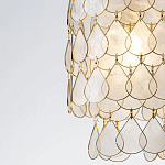 Подвесной светильник с декором из натуральной морской ракушки Iridescent Light варинант исполнения - 4 | Loft Concept в Екатеринбурге