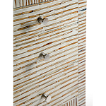 Тумбочка прикроватная Bogense Bone Inlay Bedside Beige варинант исполнения - 3 | Loft Concept в Екатеринбурге