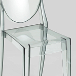 Прозрачный стул с серым оттенком LOUIS GHOST CHAIR варинант исполнения - 7 | Loft Concept в Екатеринбурге