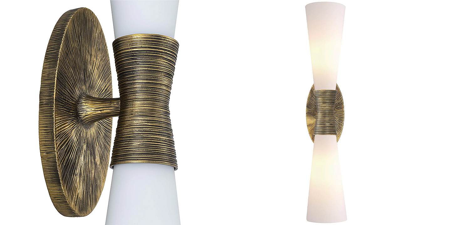 Бра Eichholtz Wall Lamp Nolita Double Бра Eichholtz Wall Lamp Nolita Double - Loft-Concept в Екатеринбурге