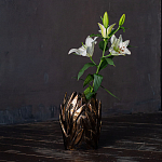 Ваза «Золотая» варинант исполнения - 2 | Loft Concept в Екатеринбурге