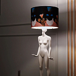 Настольная лампа с абажуром Cretto Mir варинант исполнения - 9 | Loft Concept в Екатеринбурге