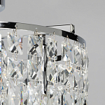 Потолочный светильник круглый с прозрачными подвесками Lunet варинант исполнения - 13 | Loft Concept в Екатеринбурге