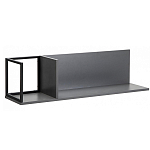 Полка навесная открытая цвета графит Strict Lines  варинант исполнения - 1 | Loft Concept в Екатеринбурге