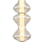 Подвесной светильник светодиодный с стеклянным волнообразным плафоном Amphora of Light варинант исполнения - 4 | Loft Concept в Екатеринбурге