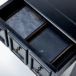 Черная тумба с выдвижным ящиком Monica варинант исполнения - 4 | Loft Concept в Екатеринбурге