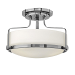 Потолочный светильник с круглым матовым белым плафоном Hinkley варинант исполнения - 9 | Loft Concept в Екатеринбурге