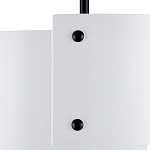 Потолочный светильник круглый светодиодный Semicircular White Panels белый варинант исполнения - 1 | Loft Concept в Екатеринбурге