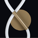 Бра с белым плафоном в форме восьмерки и круглым основанием Luke Lampco Tracer Lamp варинант исполнения - 5 | Loft Concept в Екатеринбурге