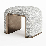 Пуф Forli с элегантной латунной вставкой варинант исполнения - 1 | Loft Concept в Екатеринбурге