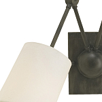 Бра с двумя тканевыми абажурами в форме цилиндра Prerequisites варинант исполнения - 1 | Loft Concept в Екатеринбурге