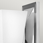 Бра с белым матовым плафоном на прямоугольном основании цвета хром Hinkley варинант исполнения - 2 | Loft Concept в Екатеринбурге