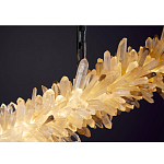 Люстра линейная светодиодная из необработанных кристаллов Mountain Comet варинант исполнения - 1 | Loft Concept в Екатеринбурге