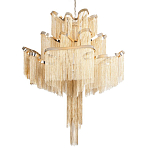 Люстра металлическая Rain of metal варинант исполнения - 1 | Loft Concept в Екатеринбурге