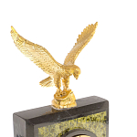 Настольный письменный набор из змеевика  и бронзы с декором в виде орла в подарочной упаковке Successful Leader варинант исполнения - 3 | Loft Concept в Екатеринбурге