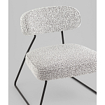 Кресло лаунж Kate букле серый варинант исполнения - 2 | Loft Concept в Екатеринбурге