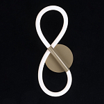 Бра с белым плафоном в форме восьмерки и круглым основанием Luke Lampco Tracer Lamp варинант исполнения - 2 | Loft Concept в Екатеринбурге