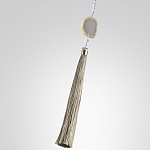 Бра с шарообразным плафоном из белого стекла с подвеской из камня Agatelle варинант исполнения - 7 | Loft Concept в Екатеринбурге