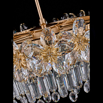 Люстра круглая с декоративными элементами в виде крупных хрустальных цветов Palace Gardens варинант исполнения - 4 | Loft Concept в Екатеринбурге