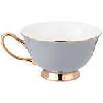 Чайная пара из фарфора 200 мл Grey Tea Porcelain Set варинант исполнения - 2 | Loft Concept в Екатеринбурге