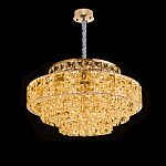 Люстра хрустальная в неоклассическом стиле на золотистом каркасе Majesty варинант исполнения - 5 | Loft Concept в Екатеринбурге