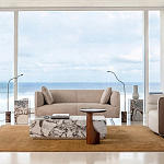 Приставной столик из массива дерева Walnut варинант исполнения - 8 | Loft Concept в Екатеринбурге