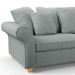 Мебельная ткань Шенилл голубой цвет 138 см T4-20 варинант исполнения - 9 | Loft Concept в Екатеринбурге