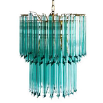 Дизайнерская люстра Blue Lagoon glass бирюзовое стекло  варинант исполнения - 1 | Loft Concept в Екатеринбурге