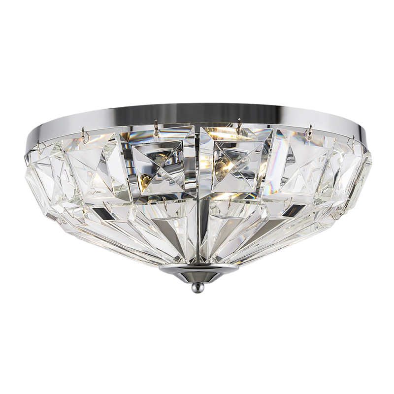 Потолочный светильник Facet E14х4 Хром Прозрачный в Екатеринбурге | Loft Concept 