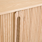 Длинный низкий буфет с 2-мя раздвижными дверцами Toinette Light Cupboard варинант исполнения - 12 | Loft Concept в Екатеринбурге