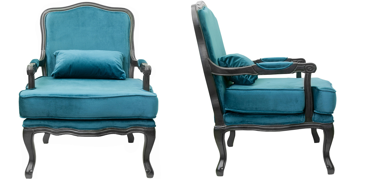 Кресло Harold Chair blue Кресло Harold Chair blue - Loft-Concept в Екатеринбурге